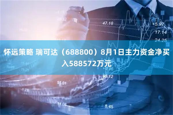 怀远策略 瑞可达(688800)8月1日主力资金净买入588572万元